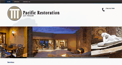 Desktop Screenshot of pacificrestoration.com